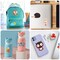 42 Pieces 5D Diamond Art Stickers Kits for Kids Boys and Girls Ages 6-8 10-12 Easy to DIY Creative Mosaic Sticker Craft by Numbers Kits for Kids and Adult Beginners (Animal)
